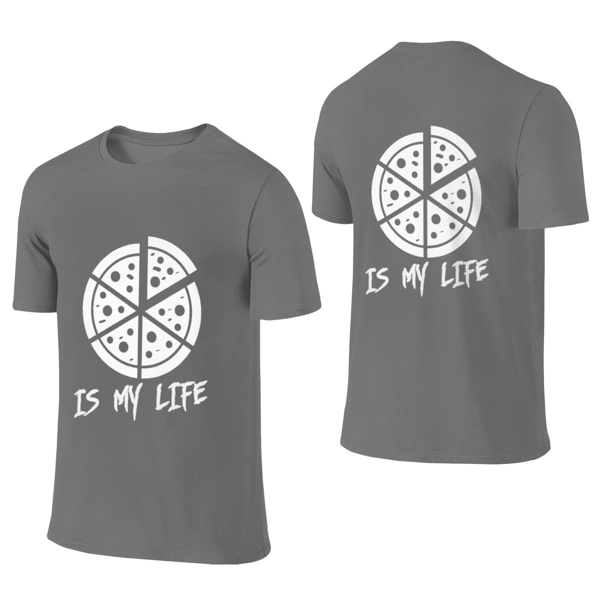 Korean Men Lifestyle - Футболка с надписью «Pizza Is My